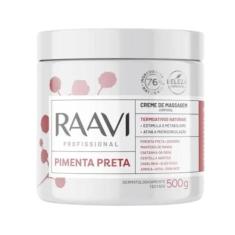 Creme Raavi de Massagem Pimenta Preta 500g