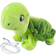 Pelúcia Infantil Tartaruguinha C/Sons e Movimentos Tartaruga Divertida Castela