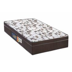 Colchão Solteiro Espuma D33 Pérola Euro Pillow Brown (88x188x24) - Polar