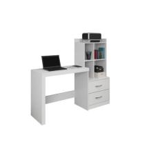 Escrivaninha Com Estante 2 Gavetas Alana JCM Movelaria, Branco