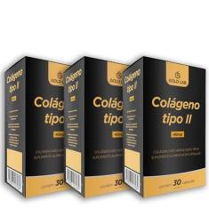 Kit C/3 Colágeno Tipo Ii 40Mg C/30 Cápsulas - Gold Lab