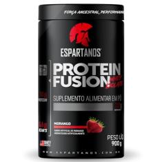Whey Protein Fusion Isolate Morango 900g - Espartanos