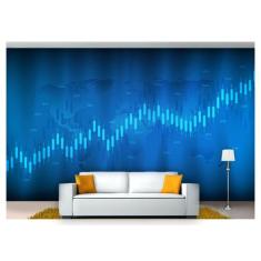 Papel De Parede Tabela Periódica Em Inglês 7,50M² Tec16 - Você Decora