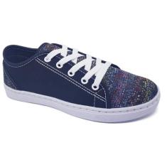 Tênis Feminino Love Sola Baixa Casual Confort Estampado K124 - FABRICA