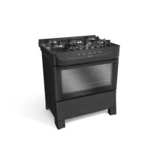 Fogão Mueller 5 Bocas com mesa de vidro Preto MFV5BB - Bivolt, Bivolt