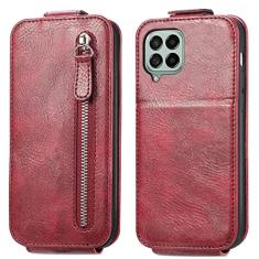 Caso de capa de telefone de proteção Para Samsung Galaxy M53 5G Wallet Case, Premium Leather Case Built-in cartão de crédito e slots de dinheiro, Flip Cover com Kickstand Magnetic Phone Case para Sams
