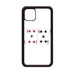 Capa 5 Heart Spade Diamond Club padrão para iPhone 11 Pro Max capa para celular Apple