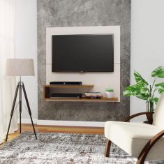 Painel para Tv orlando até 32’ off com freijó