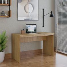 Mesa para Escritório 120cm Office Turim Espresso Móveis Lamina Mel
