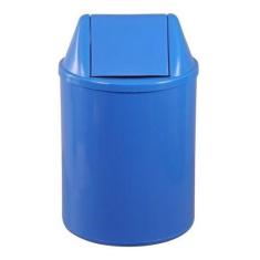 Lixeira Plástica Com Tampa Vai-vem 12 Litros - JSN, Amarelo