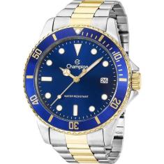 Relógio Champion Masculino Bicolor CA31266A Analógico 5 Atm Cristal Mi