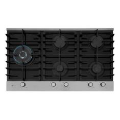 Cooktop Fischer Platinium 5 Bocas Bivolt Preto 86x52x12,6 Cm, Bivolt