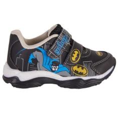 Tênis Infantil Yahup Super herói Morcego Com Led Menino-Masculino