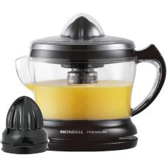 Espremedor de Frutas Mondial Premium E-02 1,2 Litros Acionamento Automático Preto - 110v