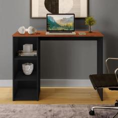 Escrivaninha Mesa Escritório Multifuncional Aloha 3 Nichos 100cm Yesca