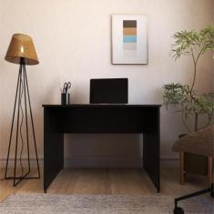 Escrivaninha Mesa Escritório 90cmx60cm 90cm Preto - Bramov Móveis