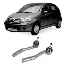 Terminal de Direção Citroen C3 Dianteiro Dianteiro 2013 Até 2016 Flex Automotive O Par