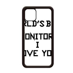 Capa World Best Monitor I Love You para iPhone 12 Pro Max para Apple Mini Mobile Case Shell