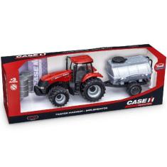 Trator Magnum Tanque Brinquedo Miniatura Infantil com Carretinha Usual 487
