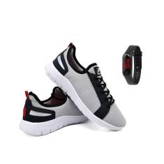 Tênis Sapatenis Adulto e Infantil Masculino Com Relogio Digital-Masculino