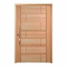 Porta Pivotante Maciça 214x109cm Eucalipto Pm94 Talismã Cruzeiro Portas Nude