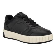 Calvin Klein Tênis feminino Ahliah, Preto 001, 35