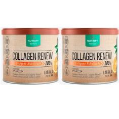 Kit 2 Collagen Renew Colágeno Hidrolisado Laranja Nutrify 300g