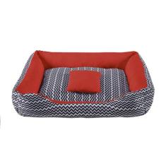 cama pet medio 60 x 50 caminha para cachorro fundo impermeavel com zip