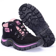 Tenis Bota Feminino Couro Legitimo Coturno Adventure Ket Tratorado - K