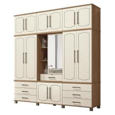 Guarda Roupa Casal Londres Capelinha 13.7 13 Portas 7 Gavetas com Espe