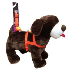 Coleira Peitoral de Seda Neon Cachorro - 15mm Laranja nº 5 - Nicapet