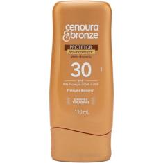 Protetor Solar com Cor FPS 30 Cenoura e Bronze 110ml