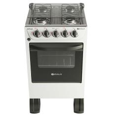 Fogão 4 Bocas de Piso a Gás Braslar Sirius Plus 2023 Mesa Inox Branco Bivolt