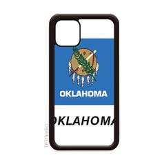 Capa Oklahoma State Flag Contour para iPhone 12 Pro Max para Apple Mini Mobile Case Shell