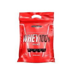 Whey 100% Pure 1,8kg Pouch Integralmedica - Morango