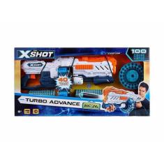 Lançador X-Shot Turbo Advance Com 96 Dardos - Candide 5535