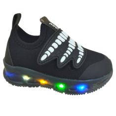 Tênis Menino Novopé Garra Dinossauro Led 30001273