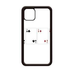 2 corações Spade Diamond Club padrão para iPhone 11 Pro Max capa para celular Apple