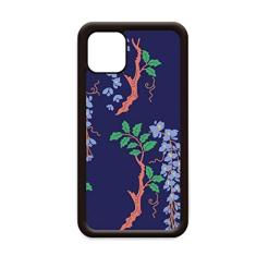 Capa roxa de folha de cultura japonesa para iPhone 11 Pro Max para Apple Mobile Case Shell