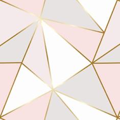 Papel De Parede Zara Decor Fio Gold Auto Colante 9m