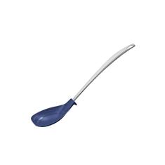 Colher para Servir Tramontina Movin em Nylon com Cabo de Aço Inox Azul