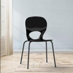 Cadeira Pés em Aço Eclipse - Grifit