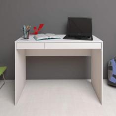 Escrivaninha Minimalista e Versátil com 2 Gavetas College Artany - Esp