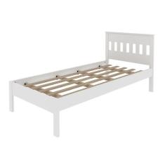 Cama Solteiro 96,7x92x196 cm Branca Tecnomobili