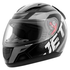 Capacete Moto Fechado Masculino Feminino Jett Evo Line Brilhante Para 