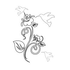 Adesivo de Parede Spring Kapos Branco 40X50