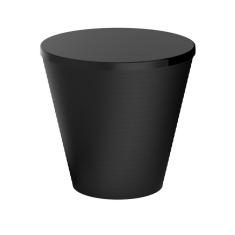 Banqueta Baixa Polipropileno sem Encosto Fluo Preto