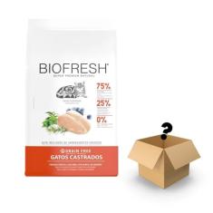 Ração Biofresh Para Gatos Castrados Frango 7,5kg + SURPRESA