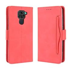 Capa com compartimento para cartão para XIAOMI Redmi 10X 4G, capa flip carteira com suporte de couro para XIAOMI Redmi 10X 4G, capa de telefone magnética retrô, capa de telefone carteira com