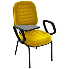 Cadeira Universitária Diretor Gomada Linha Blenda Amarelo